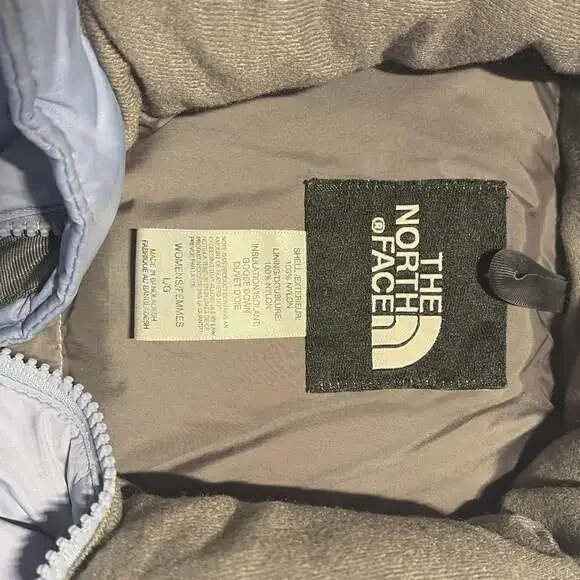 The North Face Nuptse 700 Goose Down Puffer Vest Women's Medium Baby Blue - Picture 4 of 6